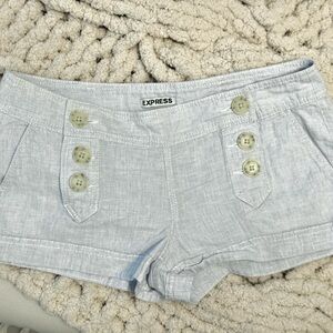 Express Women's Linen Button-Front Shorts